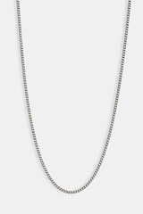Micro Cuban Chain - 2mm - White