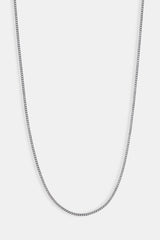 Micro Cuban Chain - 2mm - White