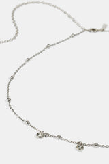 CZ Droplet Body Chain - 10mm - White
