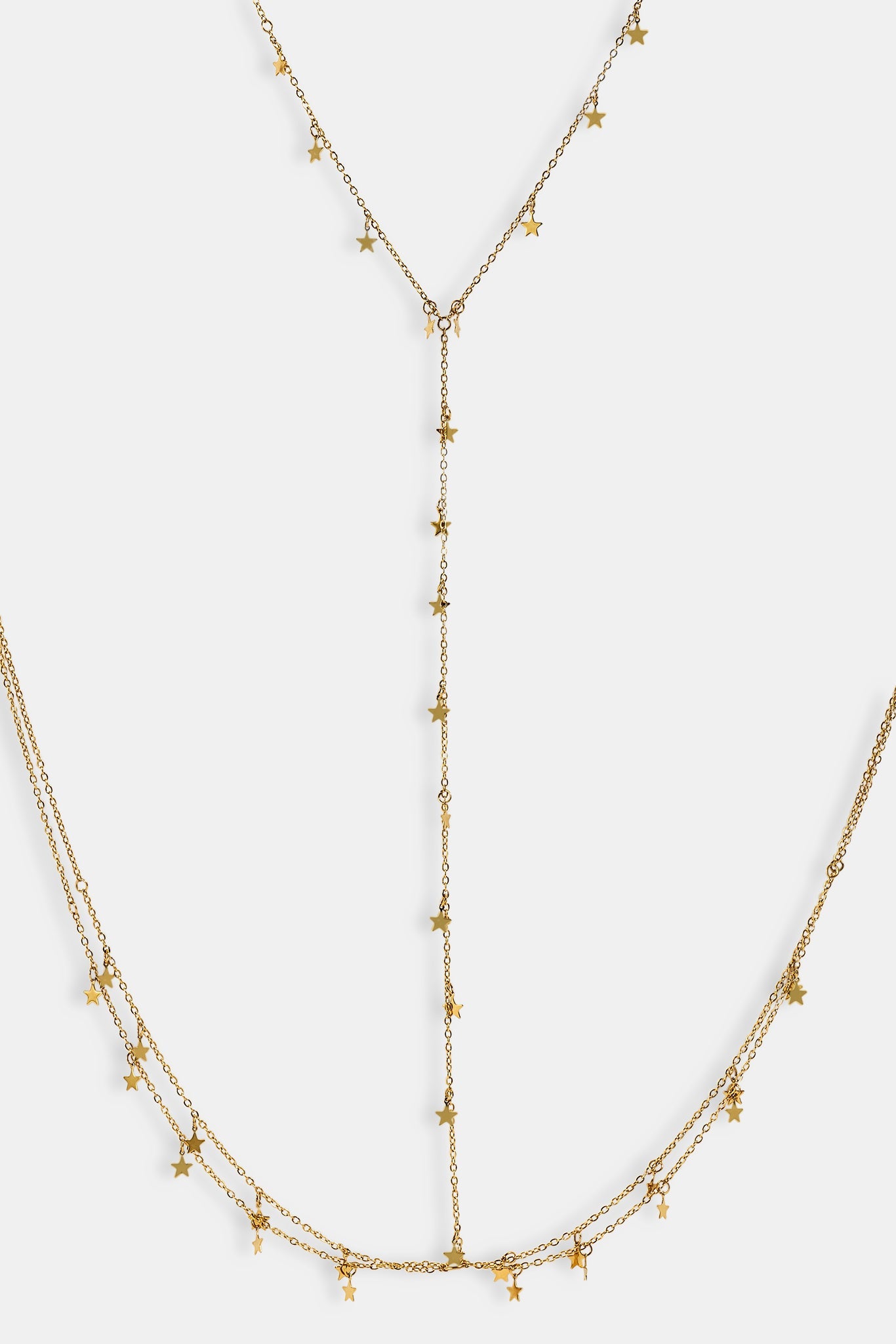 Star Layered Body Chain - 5mm - Gold