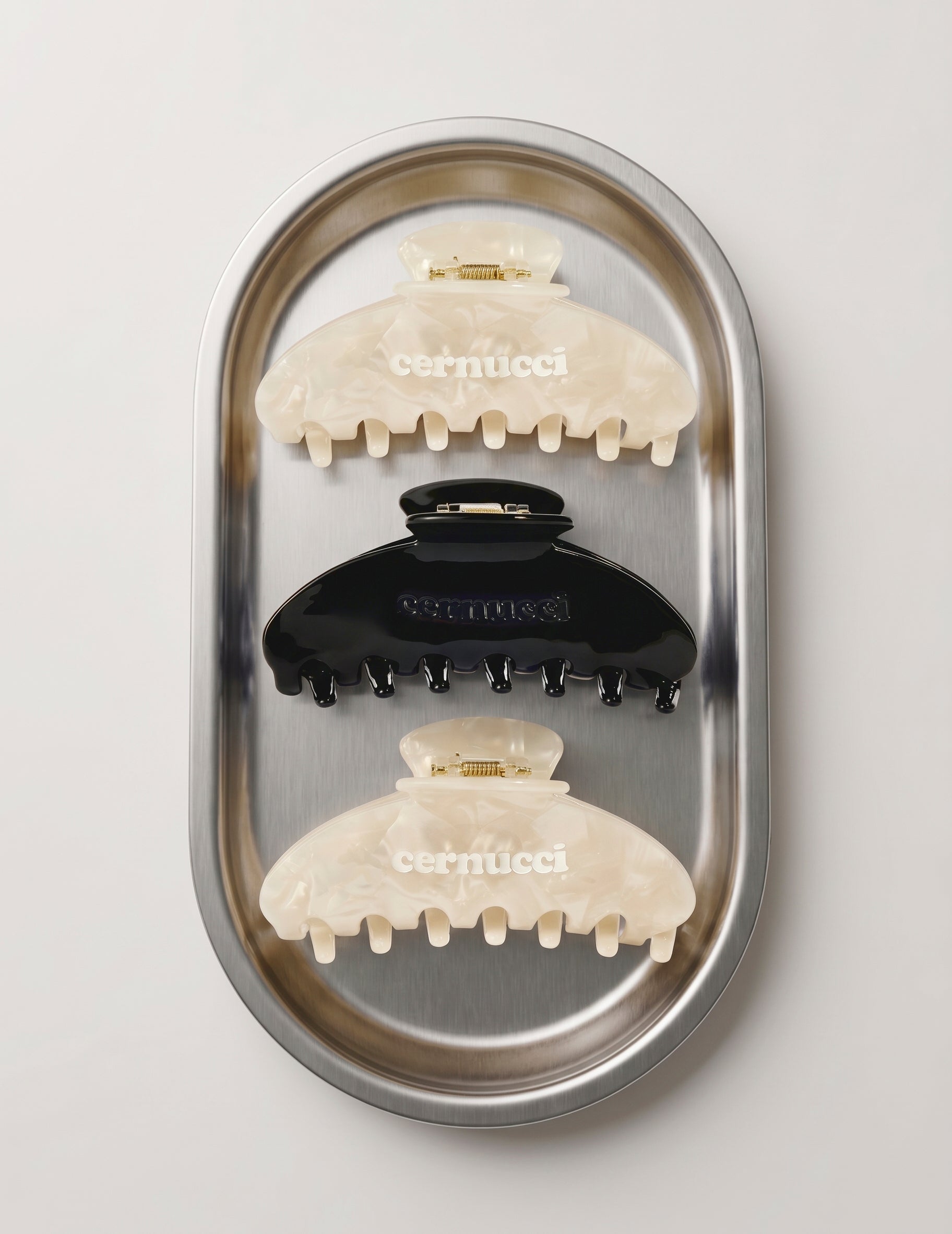 Branded Claw Clip - Pearlised