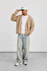 Knitted Cardigan - Taupe