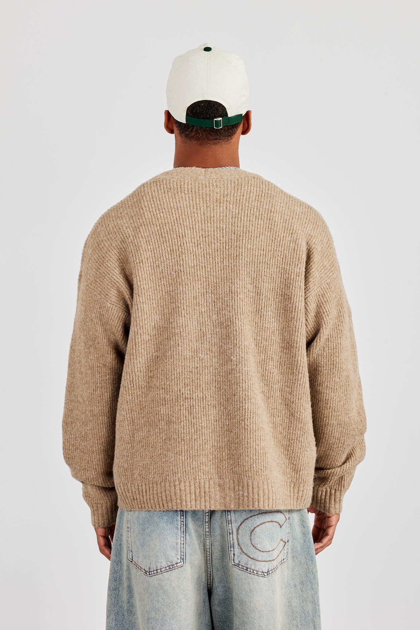 Knitted Cardigan - Taupe