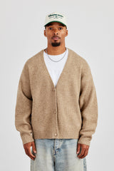 Knitted Cardigan - Taupe