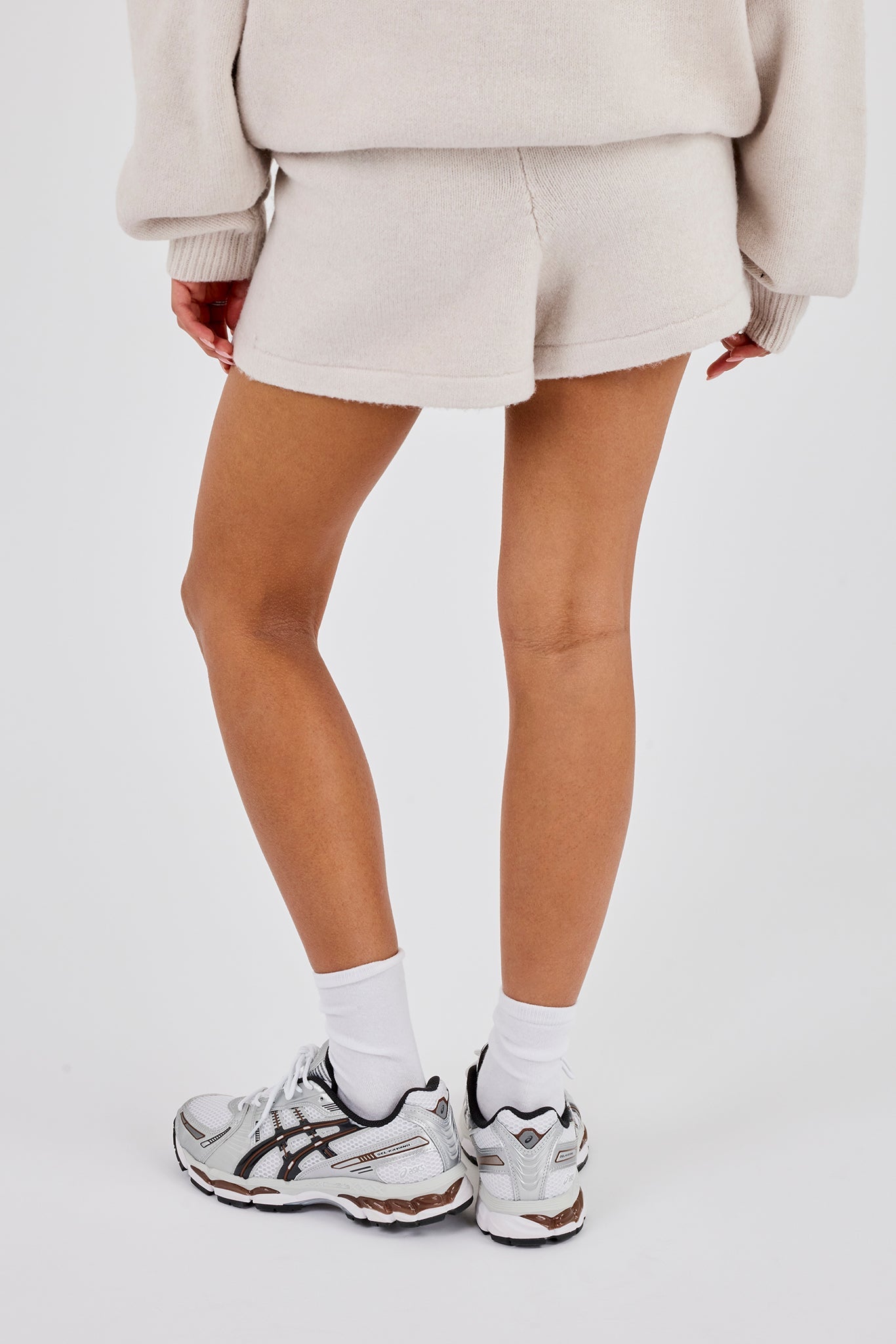 Knitted C Short - Oatmeal