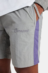 Cernucci Panelled Nylon Relaxed Short - Charcoal