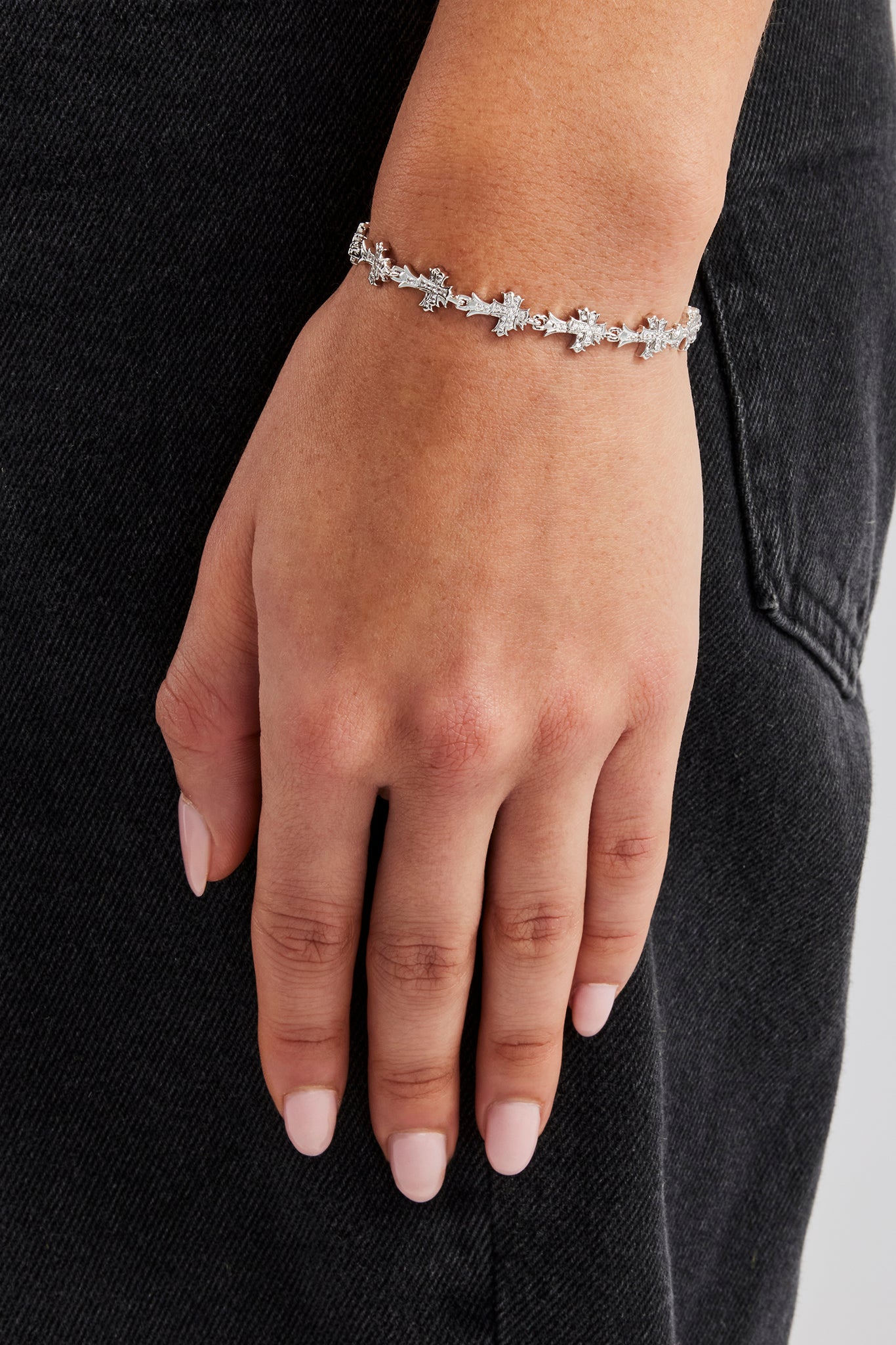 Double Cross Bracelet - 6mm