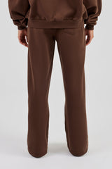 Cernucci Wide Leg Jogger - Chocolate