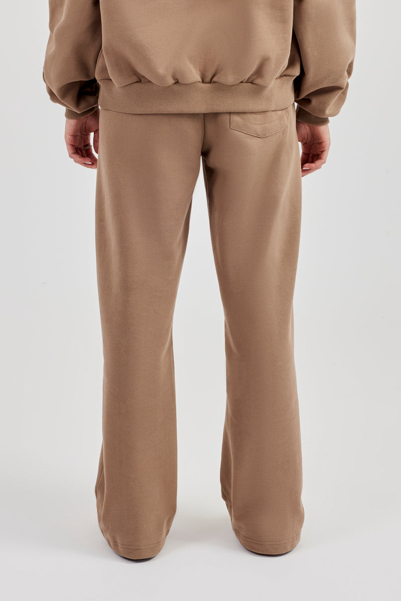 Cernucci Wide Leg Jogger - Taupe