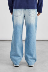 Baggy Ripped Knee Jean - Light Blue