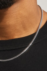Miami Cuban Chain - 3.5mm - White