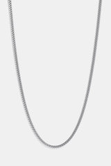 Miami Cuban Chain - 3.5mm - White