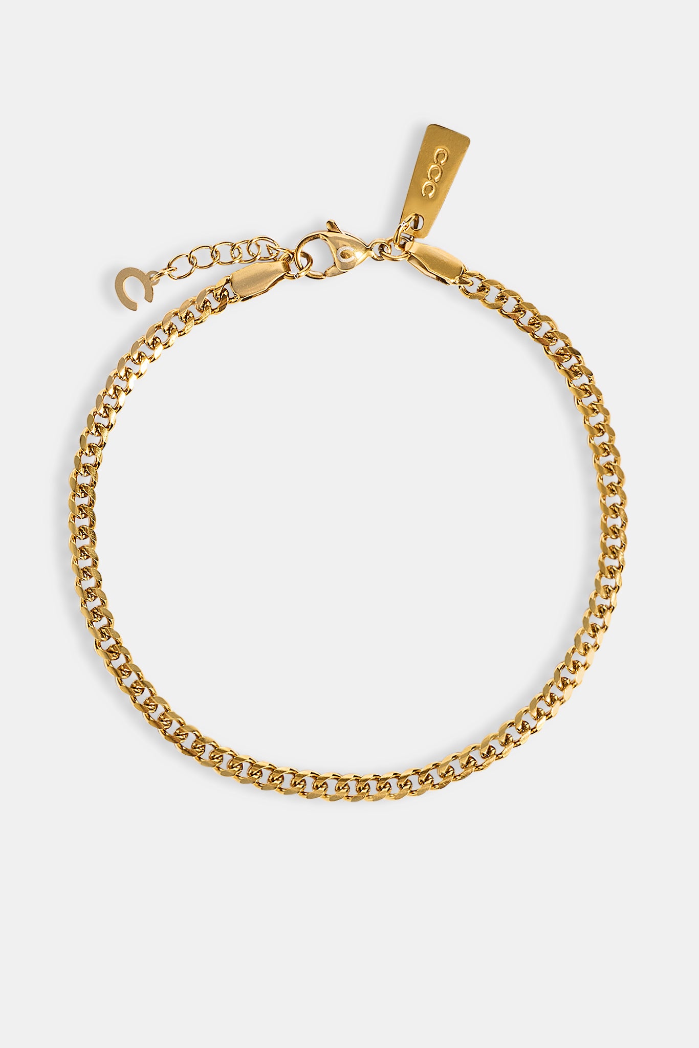 Miami Cuban Bracelet - 3.5mm - Gold