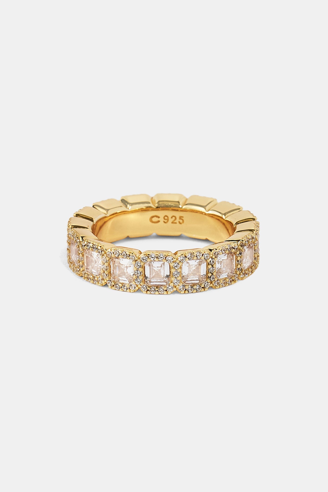 Iced Baguette Tennis Ring - 6mm