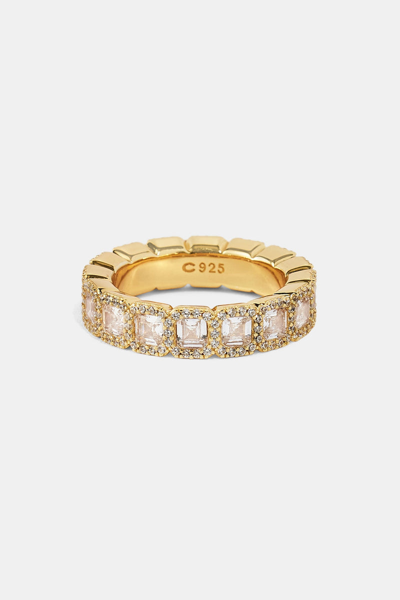 Iced Baguette Tennis Ring - 6mm