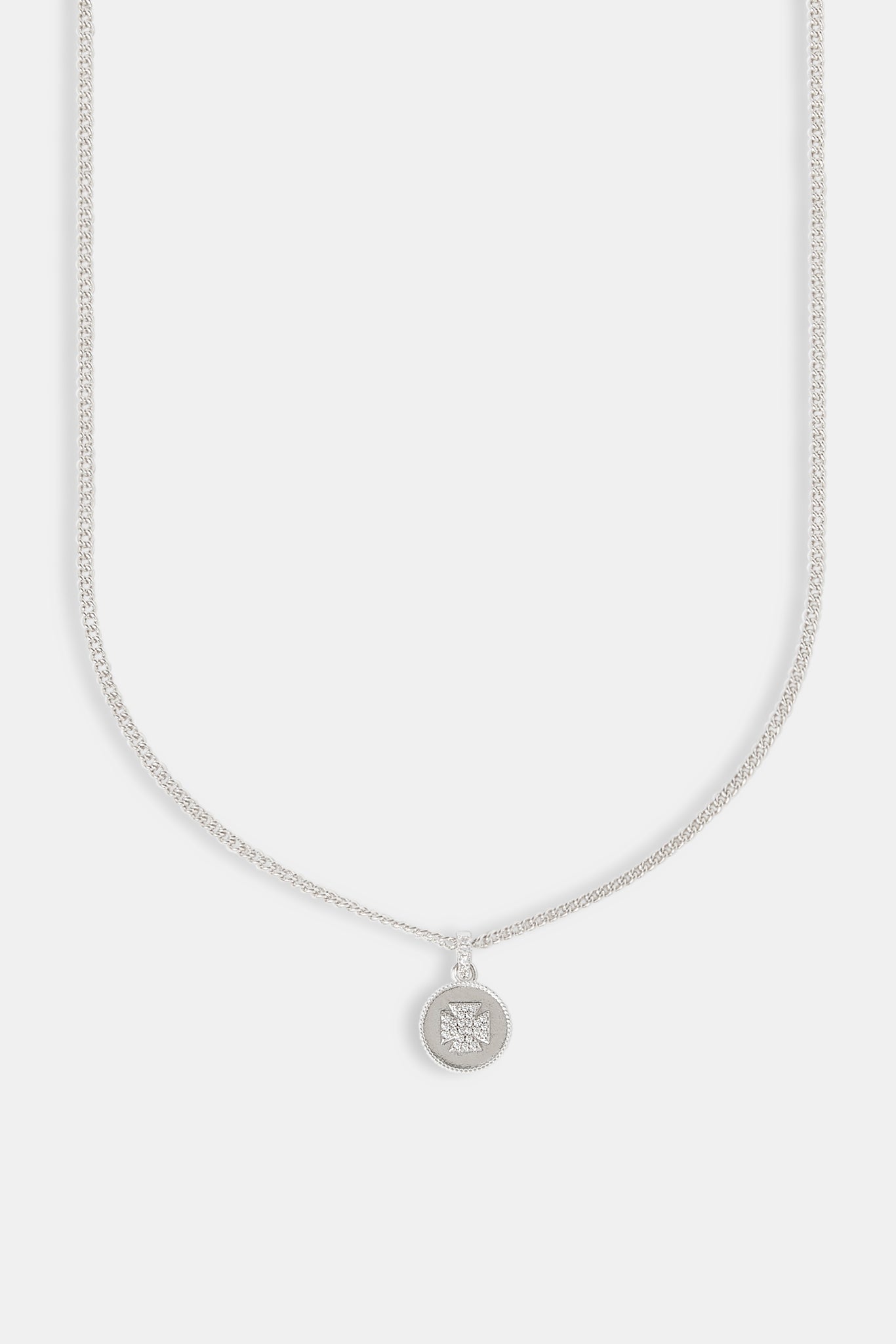 Micro Iced Motif Necklace - 12mm