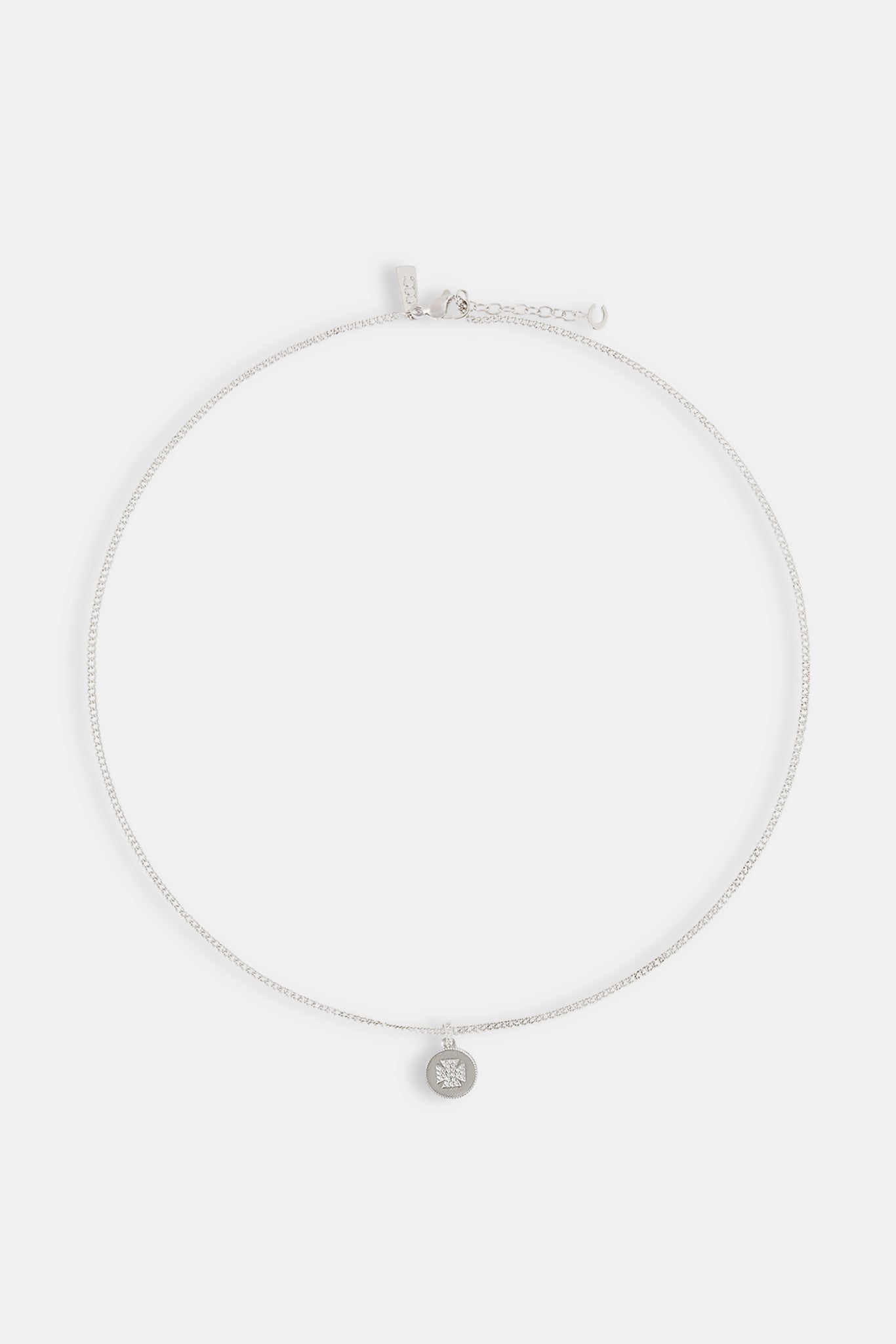 Micro Iced Motif Necklace - 12mm