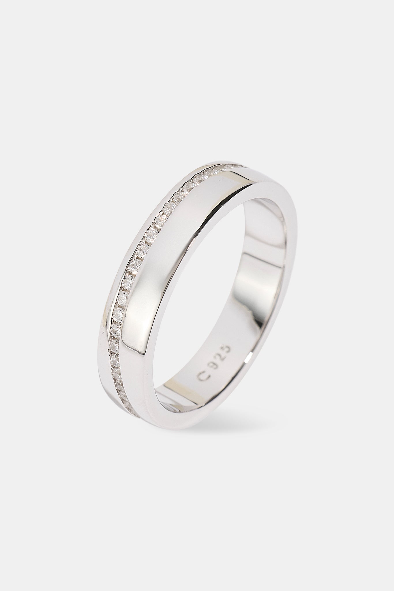 Polished & Iced Mix Ring - 5mm