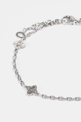 Polished Motif Rolo Bracelet - 8mm