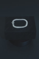 8mm Moissanite Cuban Bracelet