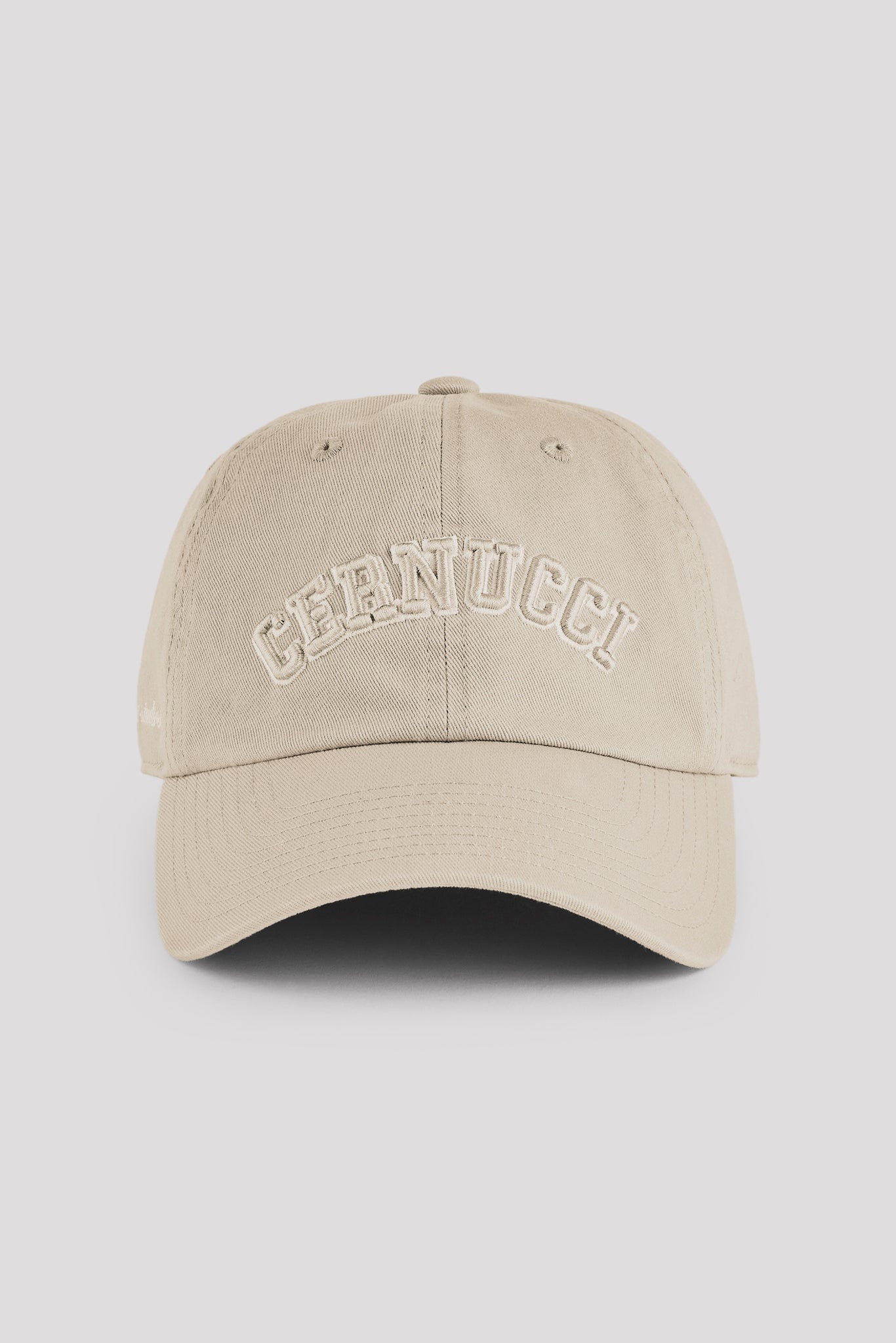 Womens Embroidered Cap - Washed Stone