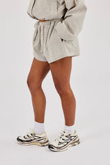 Check Twill Short - Off White