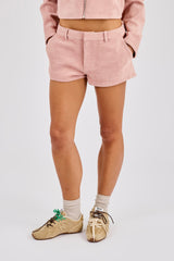 Suede Micro Short - Dusty Pink