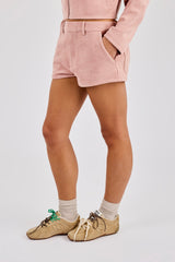 Suede Micro Short - Dusty Pink