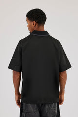 Tonal Cernucci Logo Football Top - Black