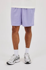 Relaxed Mesh Logo Short - Purple