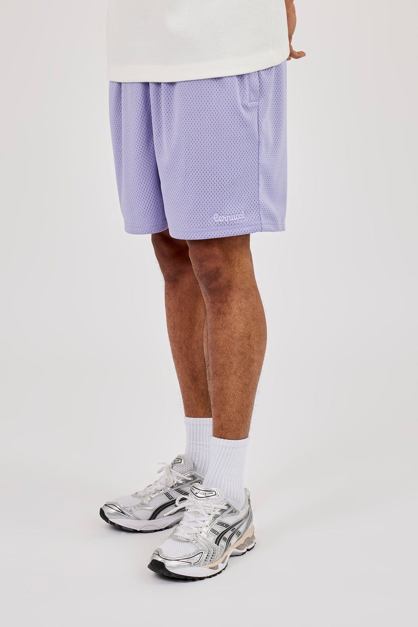 Relaxed Mesh Logo Short - Purple