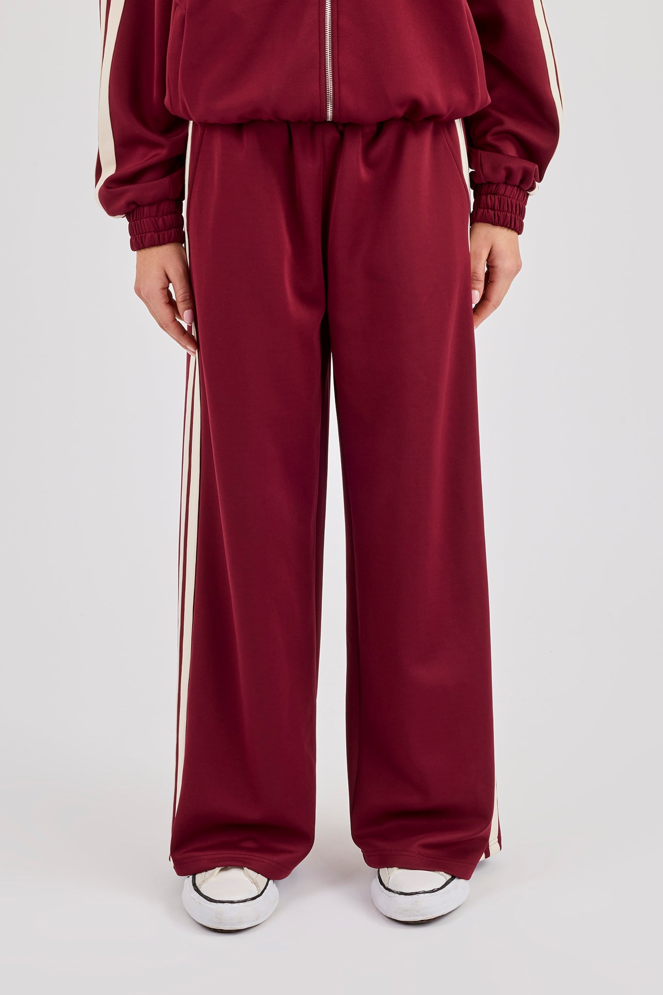 Super Baggy Taping Pant - Burgundy