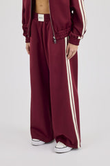 Super Baggy Taping Pant - Burgundy