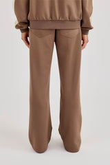 Single Taping Drawcord Track Pant - Taupe