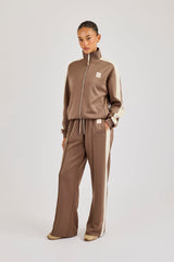 Single Taping Regular Tracksuit - Taupe