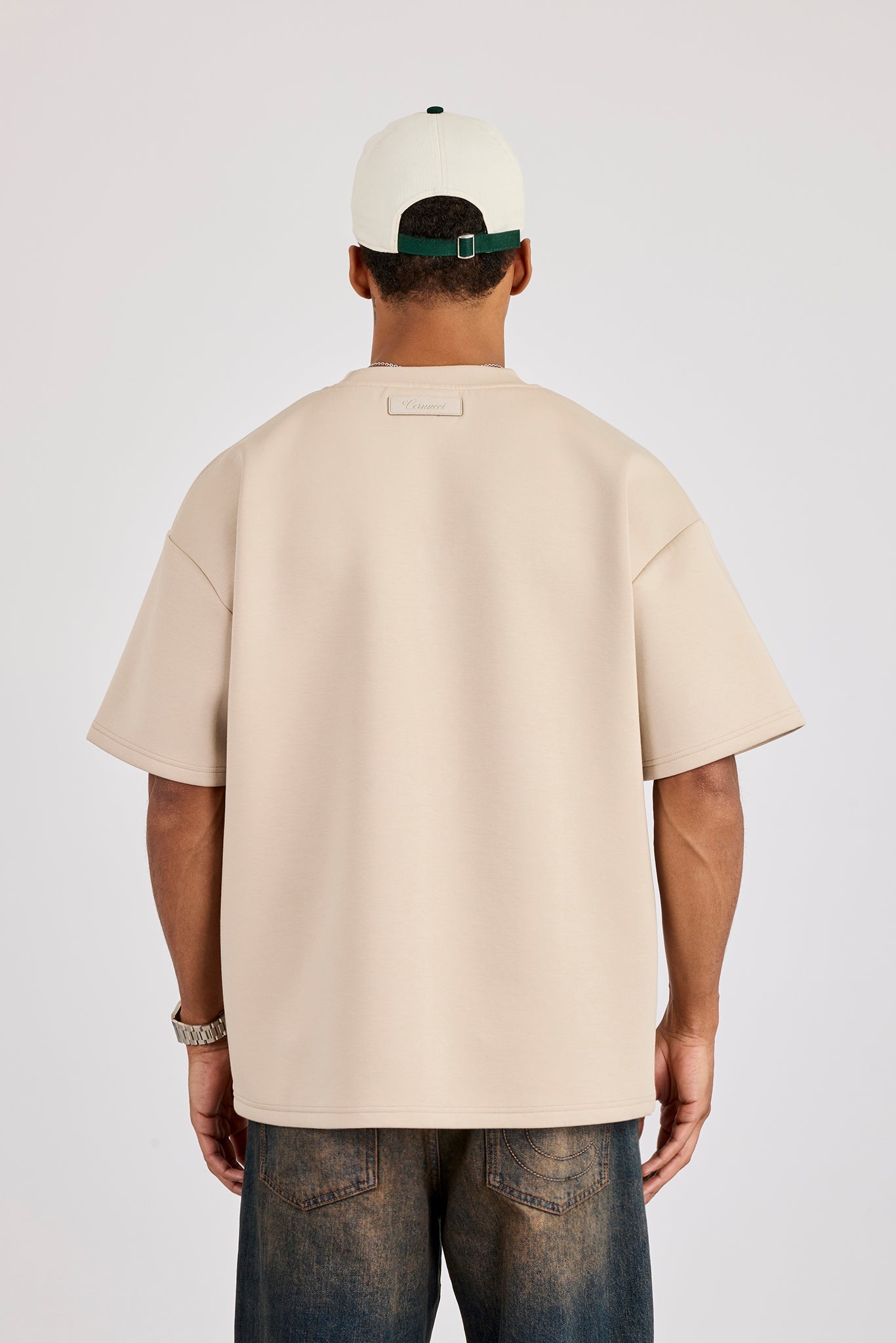 Scuba Oversized T-Shirt - Stone