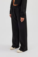 Scuba Wide Leg Jogger - Black