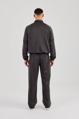 Taping Track Jacket & Relaxed Track Pant - Charcoal