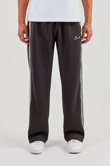Relaxed Taping Track Pant - Charcoal