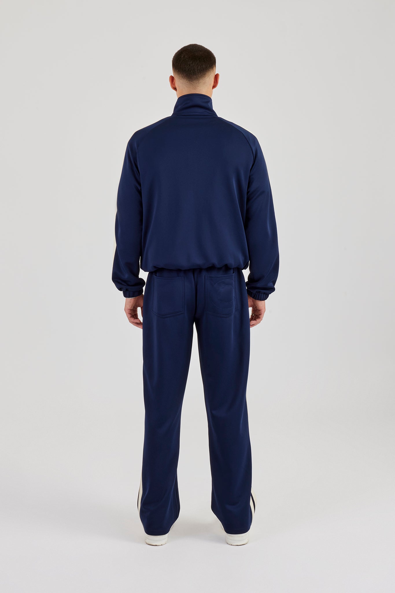 Taping Track Jacket & Relaxed Track Pant - Blue | Mens Sets | Shop