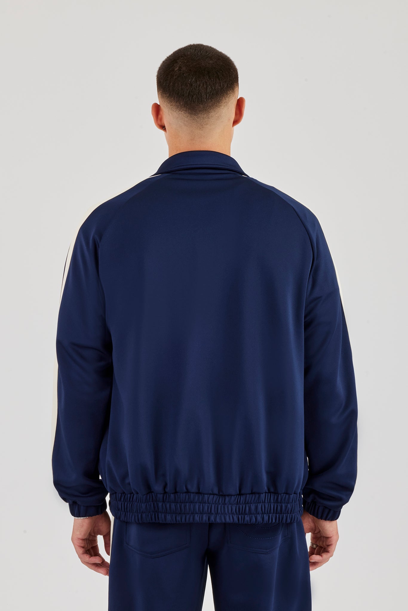 Taping Track Jacket - Navy Blue
