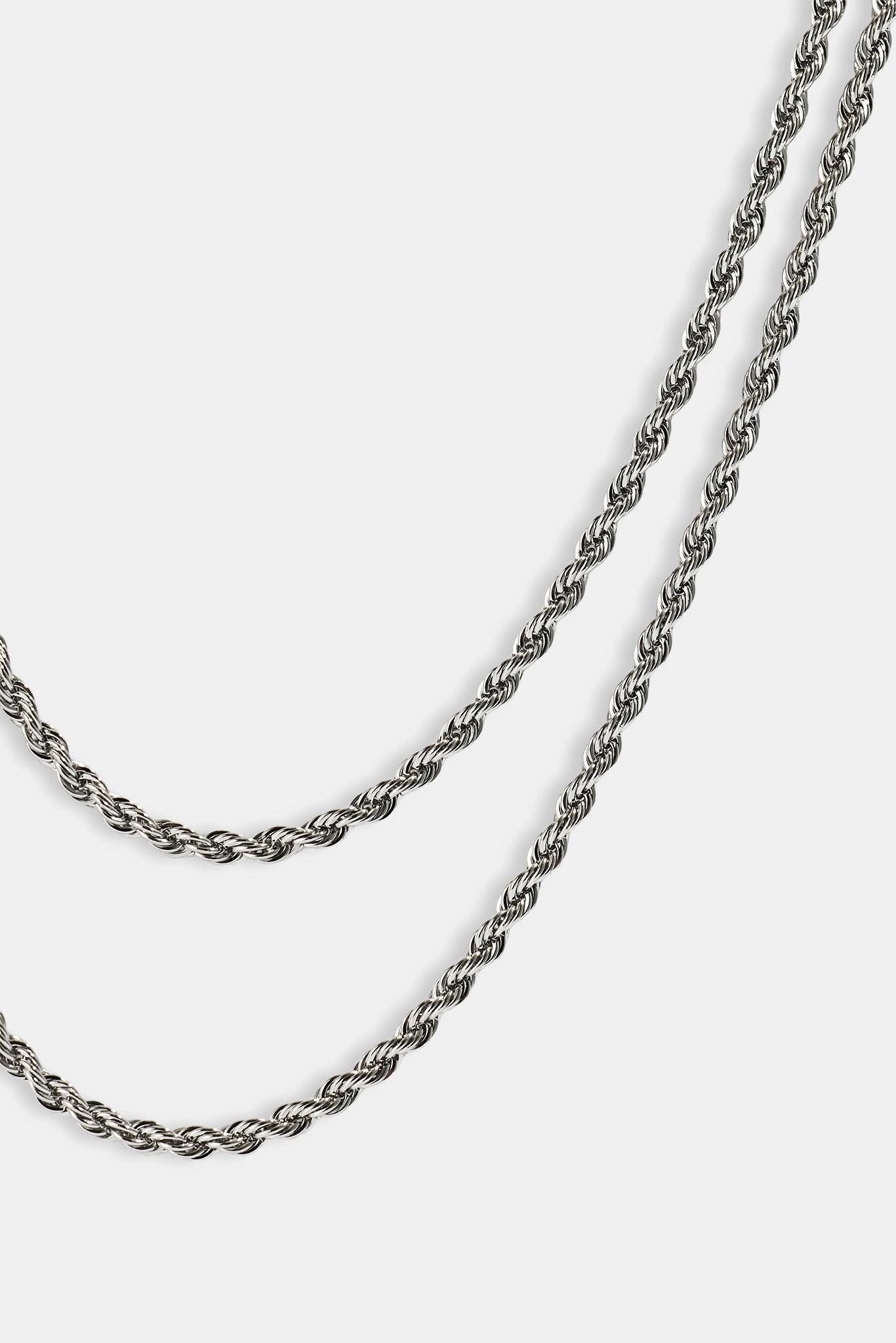 Double Rope Chain - 6mm - White