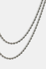 Double Rope Chain - 6mm - White