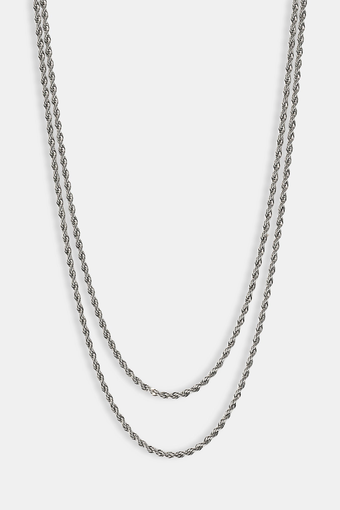 Double Stack Rope Chains Double Rope Chain - 6mm - White | Mens Chains | Shop Essential Chains ...