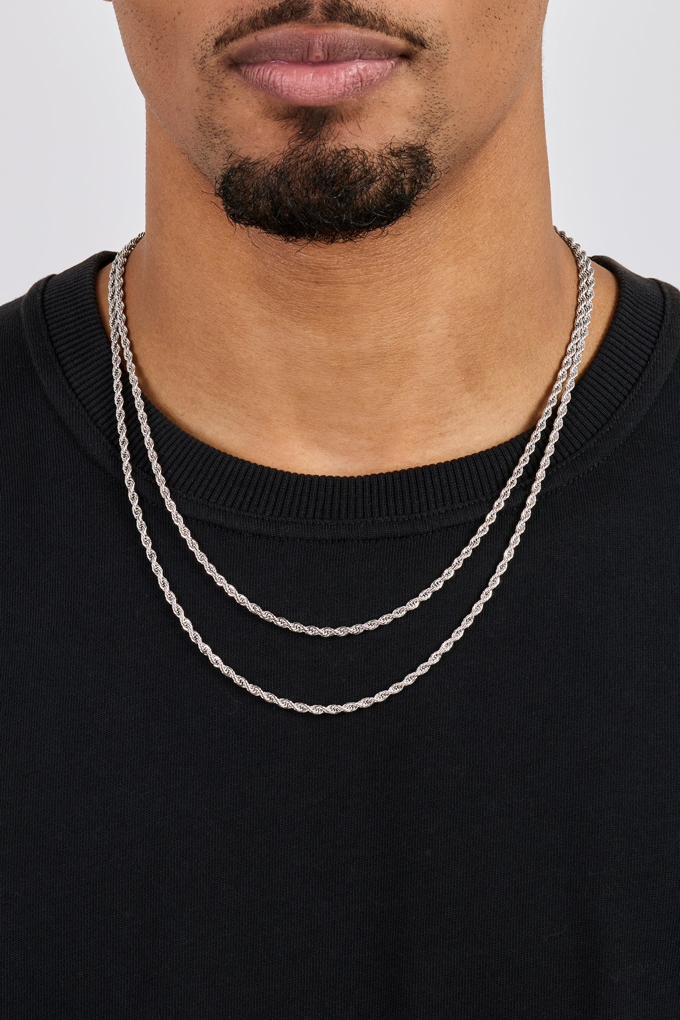 Double Rope Chain - 6mm - White