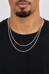 Double Rope Chain - 6mm - White