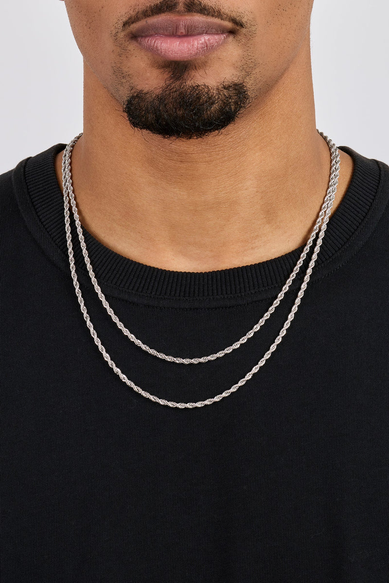 Double Rope Chain - 6mm - White | Mens Chains | Shop Essential Chains ...