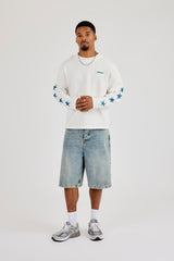 Ipanema Distressed Waffle Long Sleeve T-Shirt - Off White