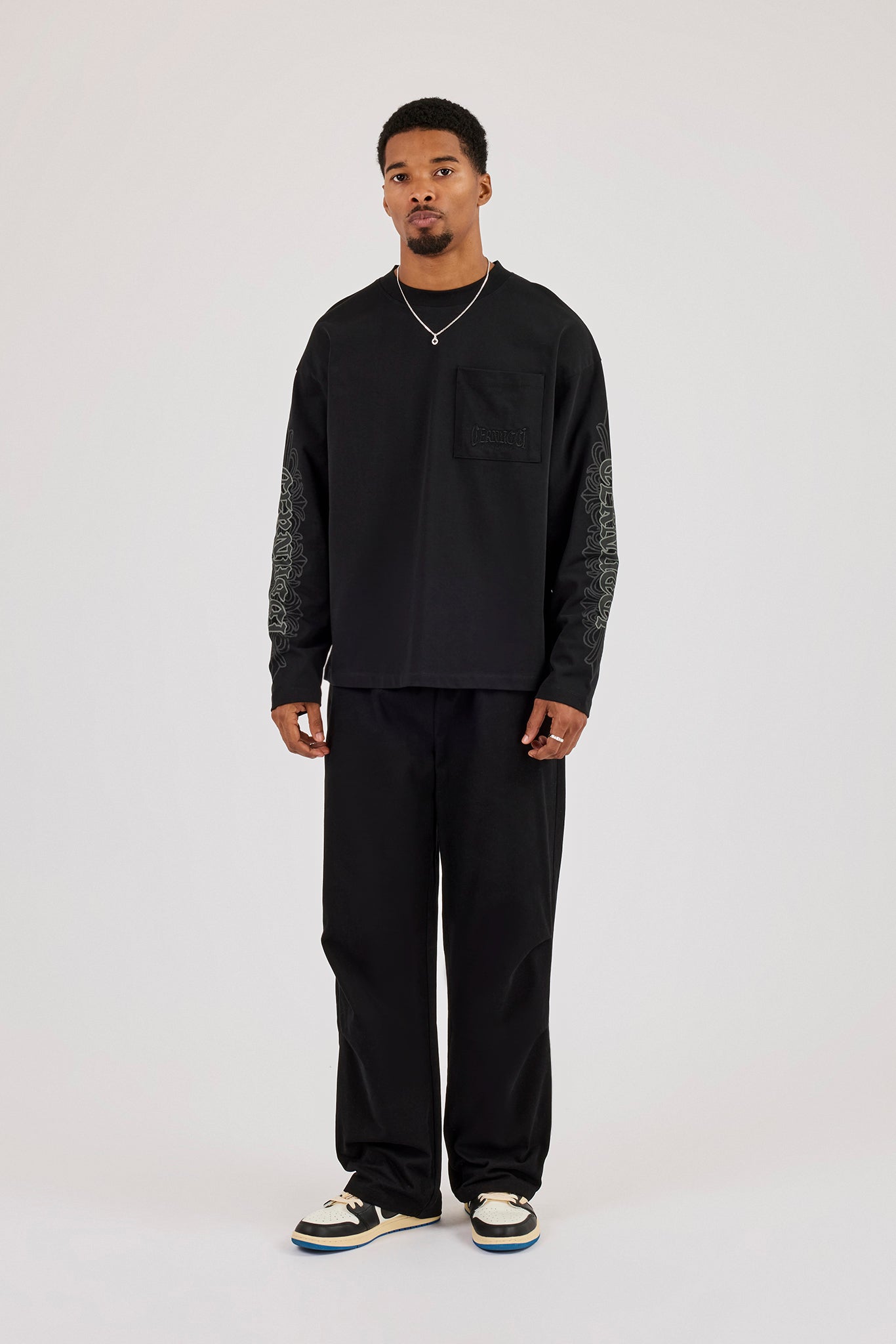 Twill Relaxed Fit Trouser - Black
