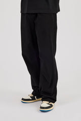 Twill Relaxed Fit Trouser - Black